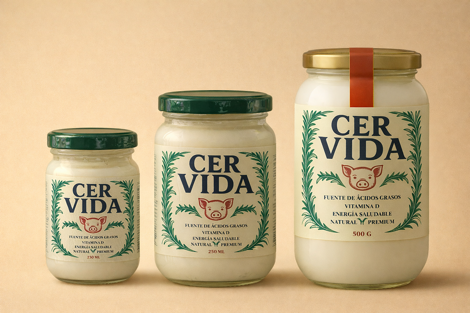 L\u00ednea de productos CER VIDA en tres presentaciones